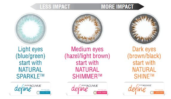 1Day Acuvue Define Colored Contact Lenses Crozet Eye Care